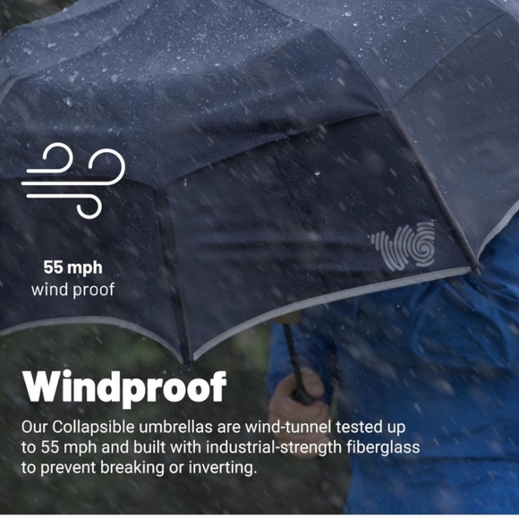 NEW Weatherman Collapsible Umbrella Folds of Honor Patriotic USA Sport Golf - Picture 6 of 13